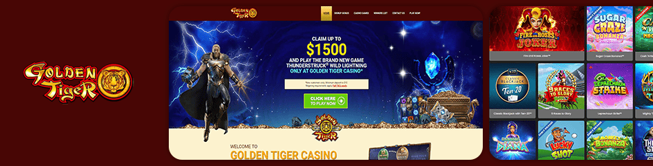 golden tiger casino bonus